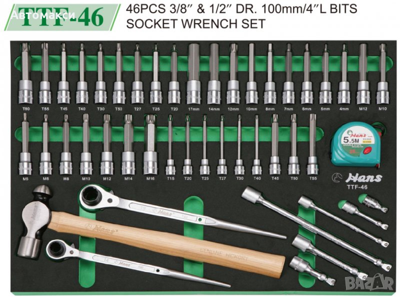 К-т инструменти за количка за инструменти Ханс, снимка 1