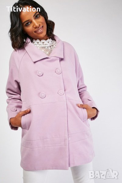 Бледо лилаво палто, снимка 1