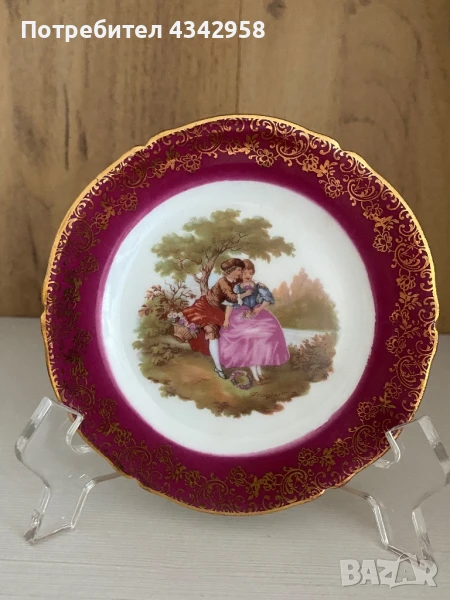 Limoges. France. Декоративна чинийка., снимка 1