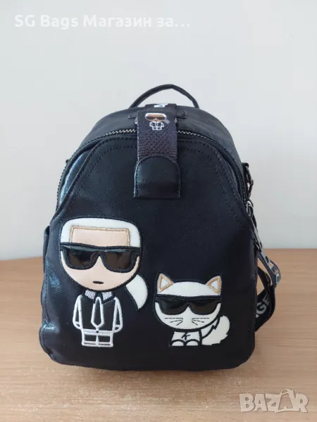 Karl lagerfeld дамска чанта тип раница дамска раница раничка код 125, снимка 1