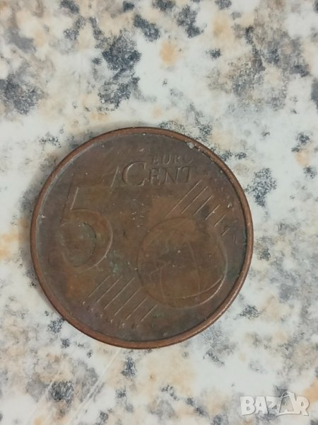 Монета Гърция 5 евроцента 2002 Подарявам , снимка 1