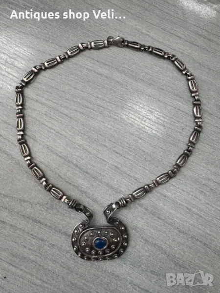 Винтидж сребърно колие №6825, снимка 1