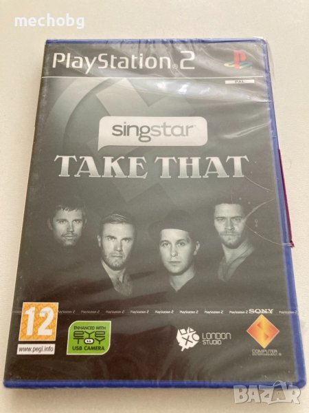 SingStar Take That  за PS2 - Нова запечатана, снимка 1