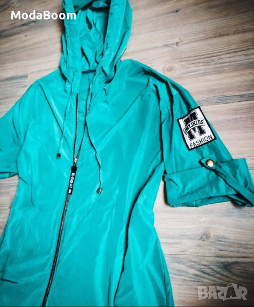 🩵Уникално дамско дълго яке ветровка🩵, снимка 1