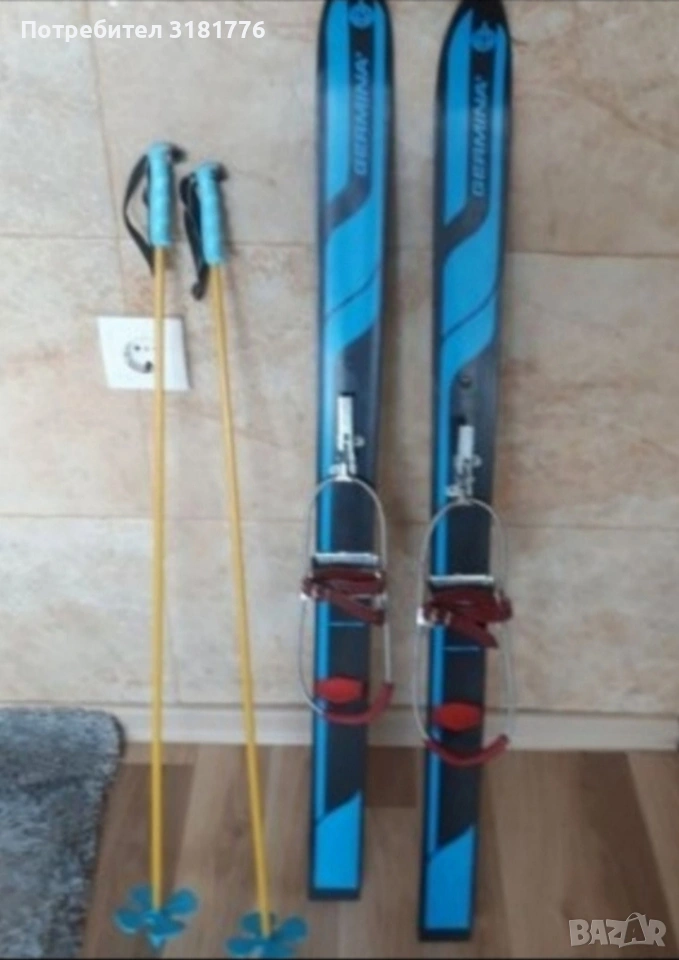 Детски ски,немски със щеки , снимка 1