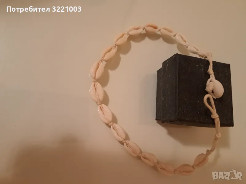 Дамско колие с мидички, снимка 1