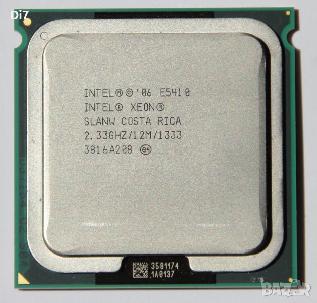 Intel Xeon E5410 2.33 GHz 12M L2 Cache 1333MHz FSB LGA771 Active Quad-Core Processor, снимка 1