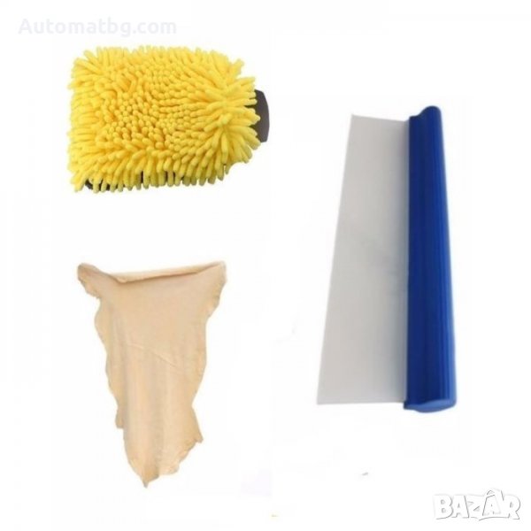 Комплект четки за автомобил Automat, Четки за почистване, 3 бр, снимка 1