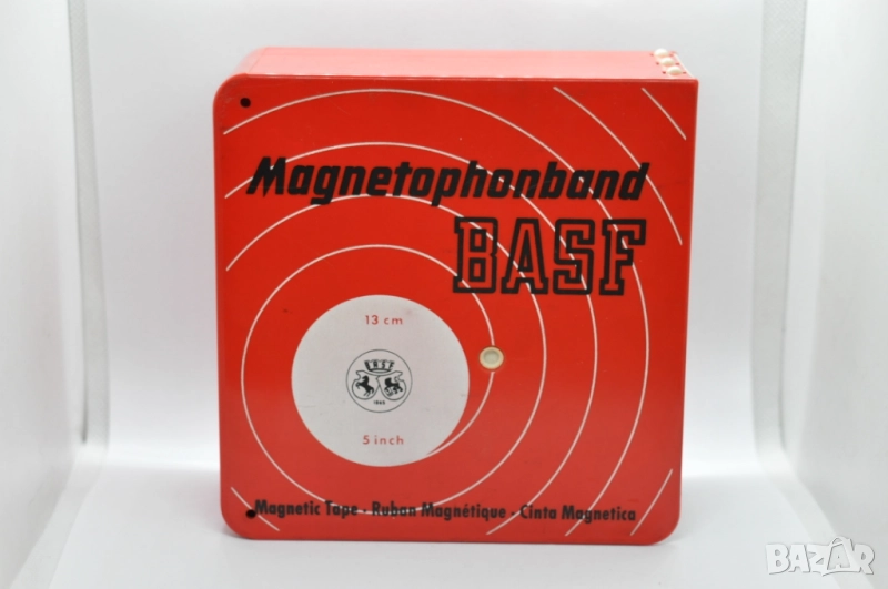 Кутия за магнетофонни ролки BASF, снимка 1