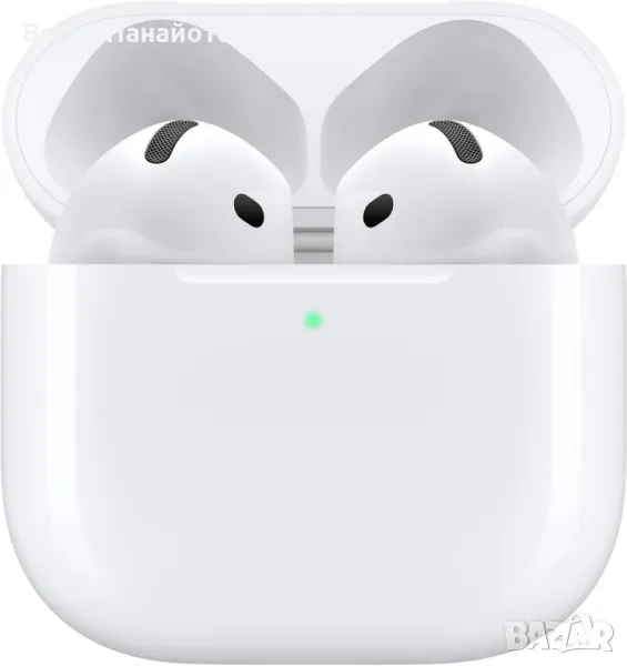 Apple AirPods 4 безжични слушалки, Bluetooth слушалки, персонализирано пространствено аудио, устойчи, снимка 1