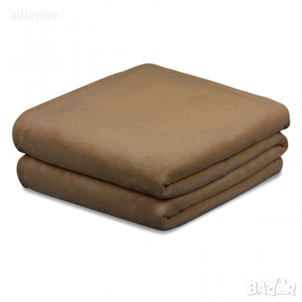 Меко одеяло, мека завивка, 150х200, цвят Нуга, одеялце за гушкане, снимка 1