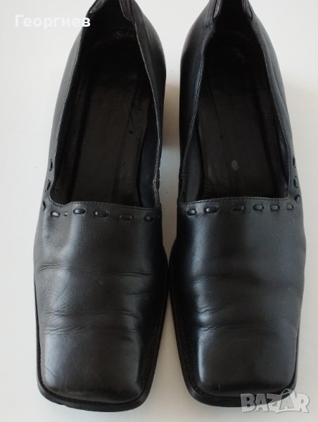 Носени,здрави естествена кожа обувки # 41, снимка 1