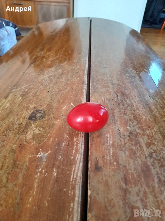 Старо дървено яйце #12, снимка 1