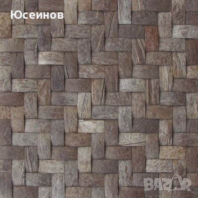 Облицовка за стена изработена от черупка от кокосов орех, снимка 1