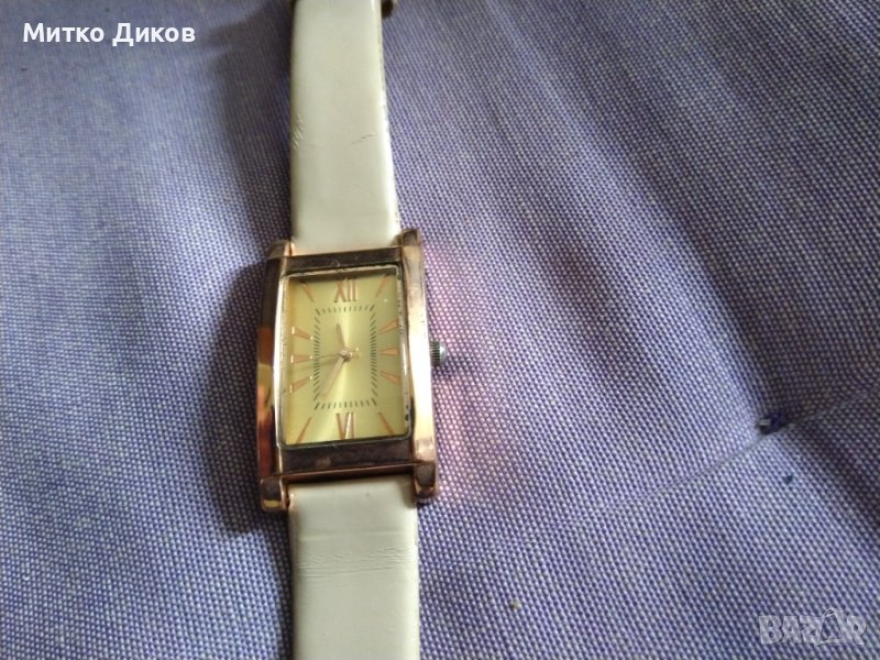 Bijou brigitte марков кварцов часовник женски японска машина стоманен корпус, снимка 1