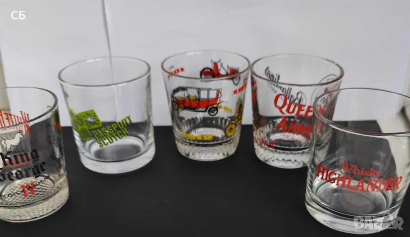 Чаши за уиски Jim Beam, Glenfiddich, J&B, Teacher's, Queen Anne  и др., снимка 1