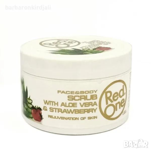 Пилинг за лице с алое вера и ягода RedOne Facial Scrub, снимка 1