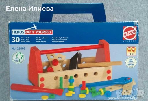 Дървени инструменти – детски комплект – за 3+ год., снимка 1