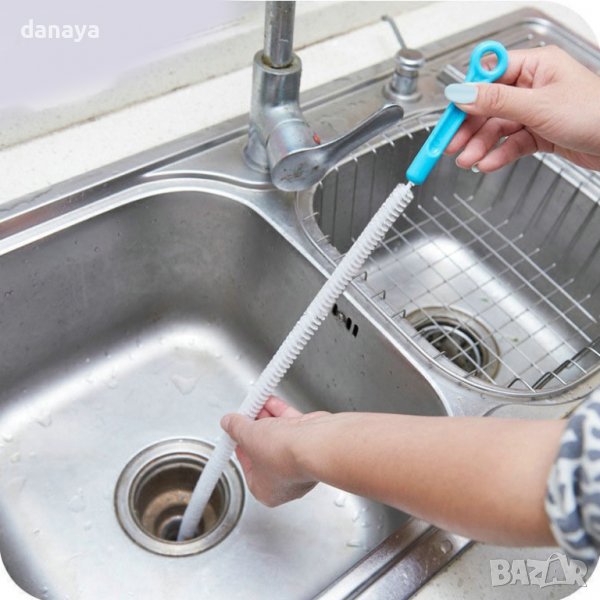 3097 Дълга четка за почистване на канали, 68 см, снимка 1