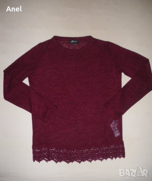 Разпродажба: 2 изключително фини пуловера "RESERVED" и "HM, S, бордо и черен, снимка 1