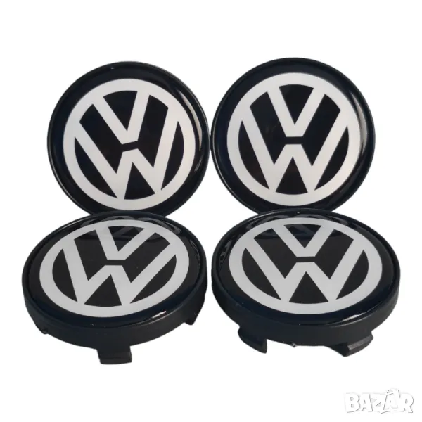 56мм Капачки за джанти за Фолксваген VW Пасат Голф Бора Поло Кади, снимка 1