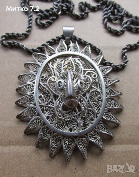 сребърен медальон - 31, снимка 1