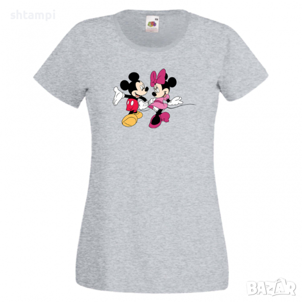 Дамска тениска Mickey & Minnie 6 Мини Маус,Микки Маус.Подарък,Изненада,, снимка 1