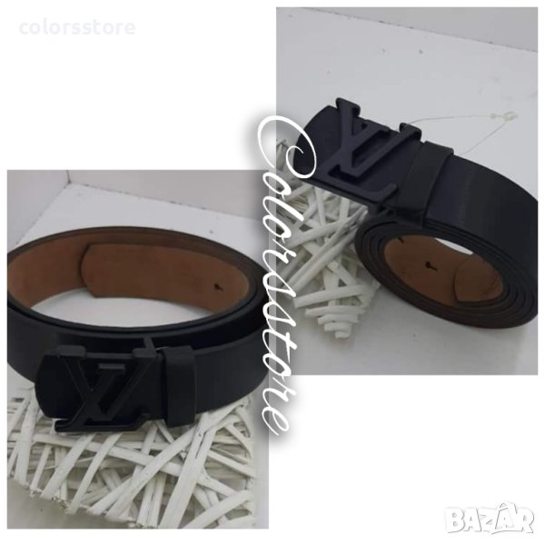 Черен колан  Louis Vuitton кодVL121, снимка 1