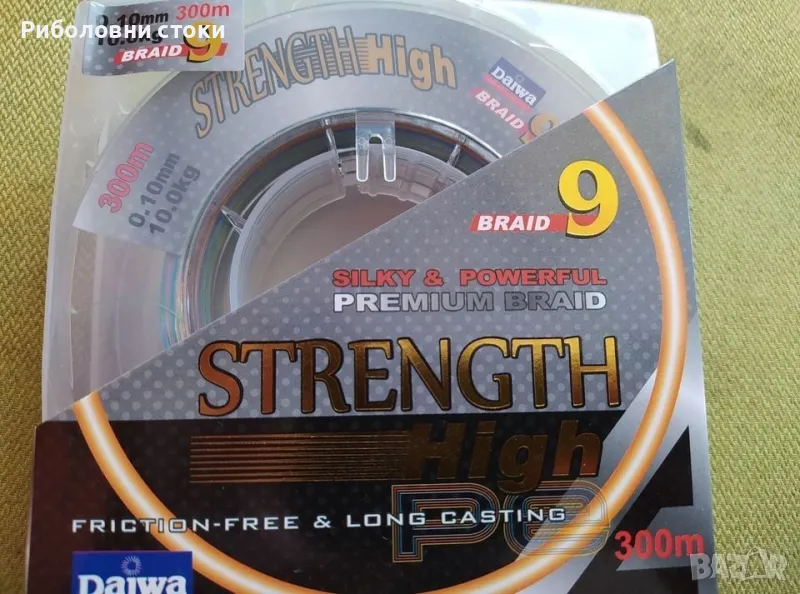 Плетено 9-нишково влакно Daiwa STRENGTH 300м , снимка 1