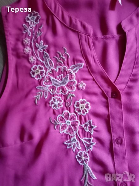 🆕 Риза с бродерия / XL, снимка 1