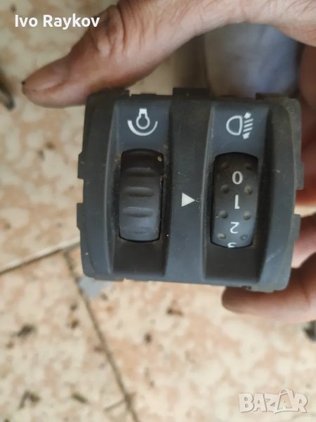 Бутон регулиране фарове Renault Scenic III 1.5 DCI  8200121805B, снимка 1