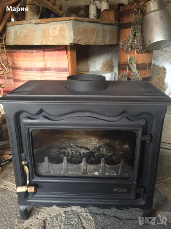 Френска чугунена камина GODIN 7кв , снимка 1