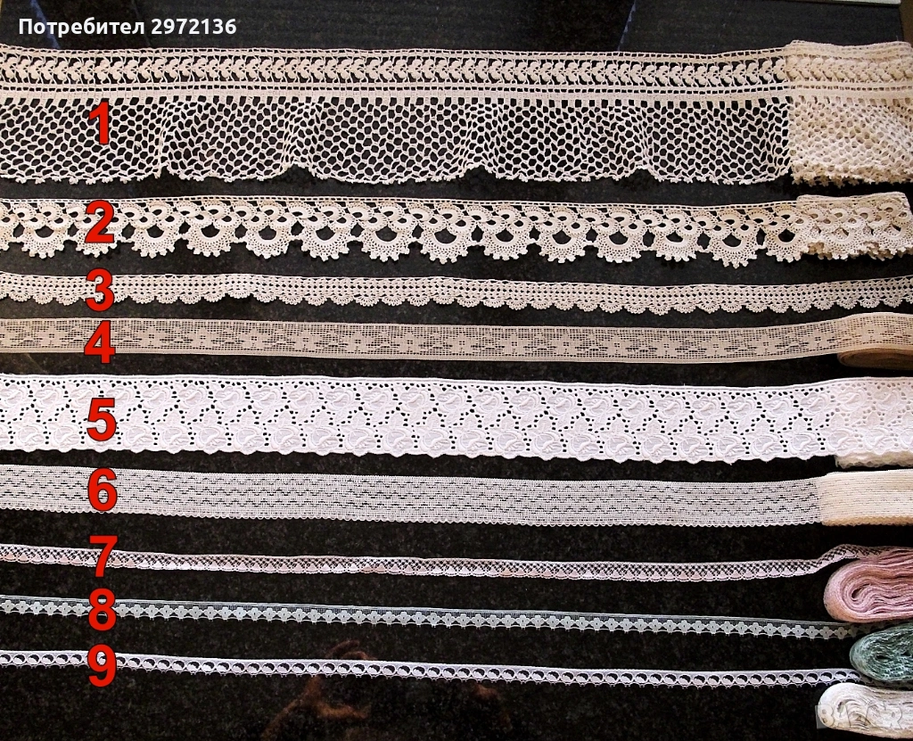 Дантела на лента, снимка 1