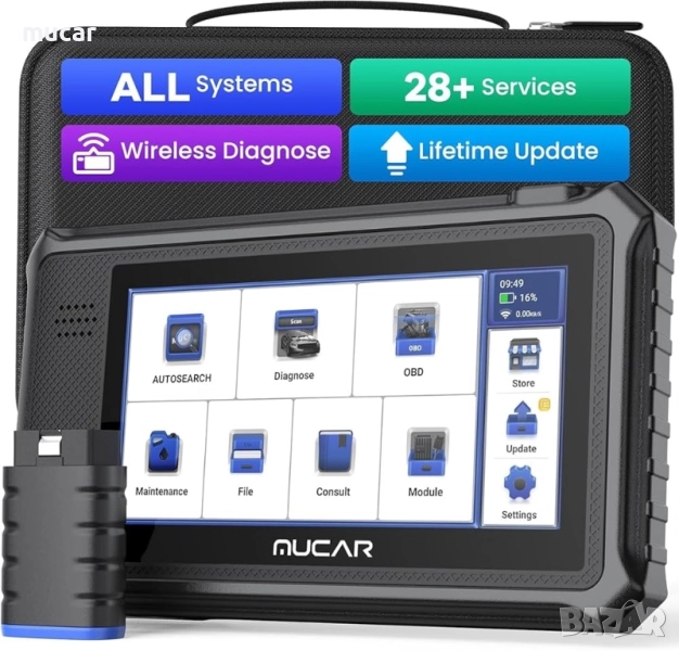 СКЕНЕР ЗА диагностика  MUCAR VO6, снимка 1