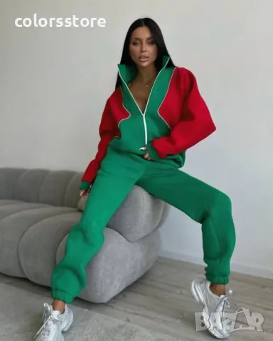 Дамски комплект Greeny red