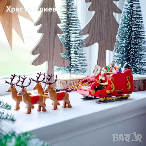 LEGO Лего Конструктор Шейната на Дядо Коледа 40499 343 части, снимка 8 - Конструктори - 49309338