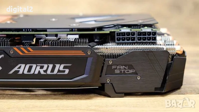 Видеокарта GTX 1080 8G AORUS GeForce Gigabyte GDDR5x 12м. Гаранция, снимка 5 - Видеокарти - 52152057