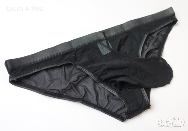 М и XL черни мъжки тюлени прозиращи слипове с дебел хобот, снимка 2 - Бельо - 44867802