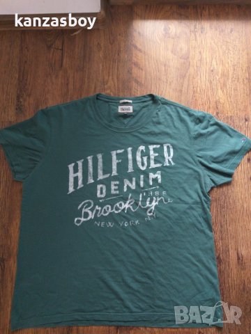 tommy hilfiger - страхотна мъжка тениска 100% оригинал отлично състояние , снимка 3 - Тениски - 36661203