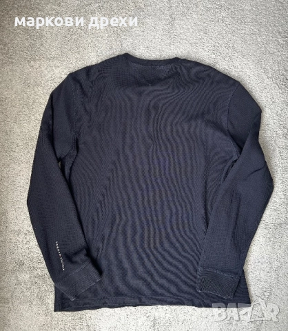 TOMMY JEANS  REGULAR WAFFLE HENLEY LONG-SLEEVED TEE XXL, снимка 2 - Блузи - 52737948