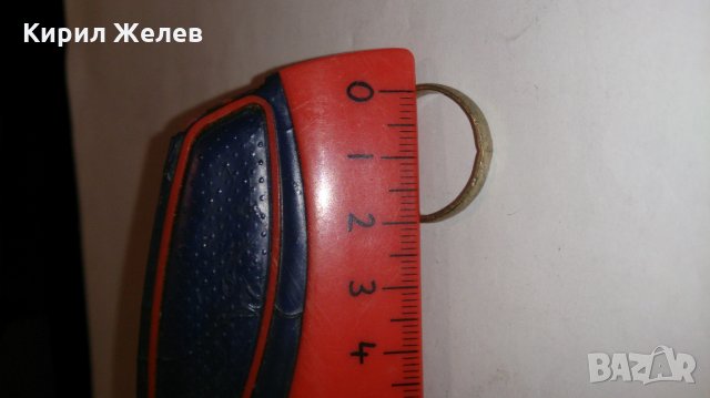 СТАРИНЕН САЧАНЕН ПРЪСТЕН с МОНОГРАМ БУКВА - О - МАЙСТОРСКА РЪЧНА ИЗРАБОТКА САЧАН 60211, снимка 8 - Антикварни и старинни предмети - 28866871