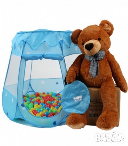 Детска палатка със 100 разноцветни топки, снимка 4 - Играчки за стая - 27160689