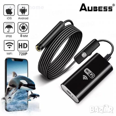 Ендоскоп безжичен WiFi Taope 3 и 5 метров, снимка 9 - Други инструменти - 38817611