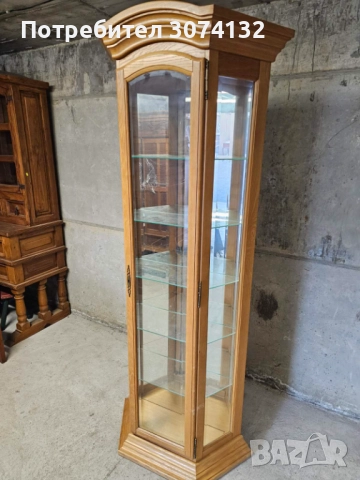 Кристалиера в стил Рустик, снимка 4 - Секции и витрини - 52817296