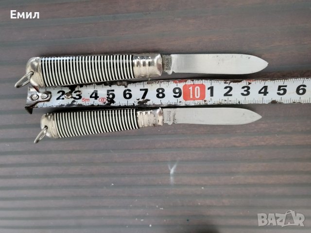 Лот антикварни сгъваеми ножове MIKOV , снимка 4 - Колекции - 43242964