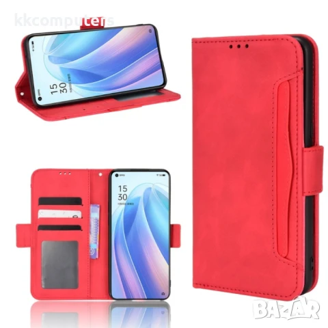 OPPO Reno7 5G / Find X5 Lite Wallet Калъф и Протектор, снимка 2 - Калъфи, кейсове - 51340916