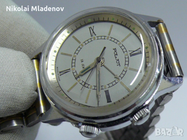 Съветски Полет/POLJOT Звънчев Мъжки ръчен часовник, работещ, снимка 13 - Мъжки - 53277248