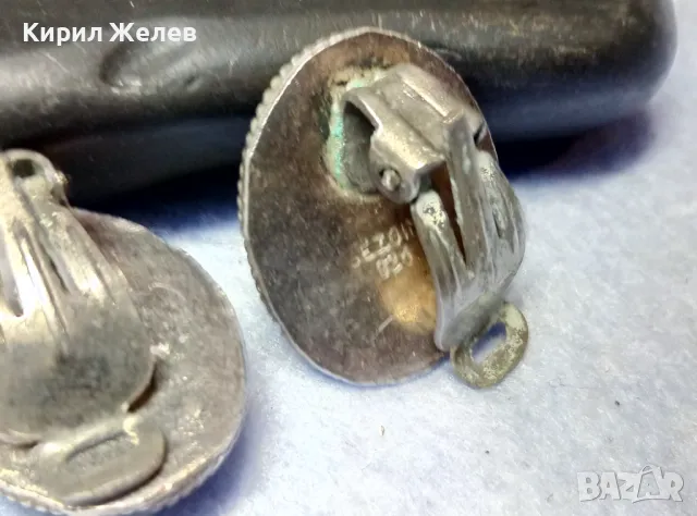 SEZGIN 925 СРЕБЪРНИ КЛИПС ОБЕЦИ СРЕБРО 925 с ШЛИФОВАН ЧЕРЕН ОНИКС Клипсовете са стоманени 49364, снимка 12 - Обеци - 49351411