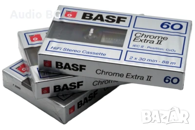 нови аудио касети BASF Chrome Extra 60min (1988г), снимка 5 - Аудио касети - 50824840
