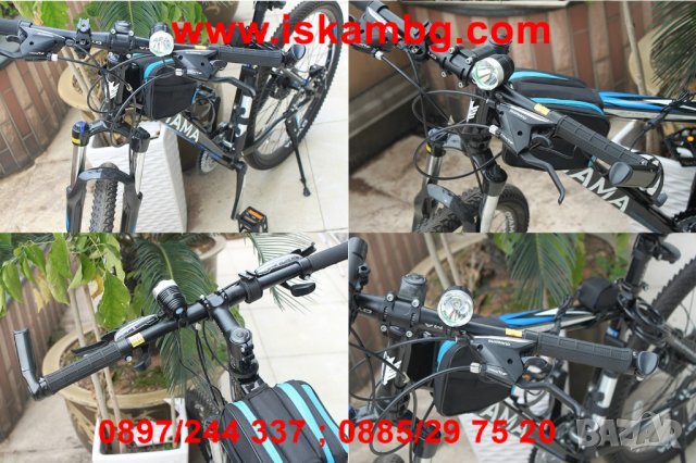Фар за велосипед/челник - код 1869, снимка 9 - Аксесоари за велосипеди - 26971669